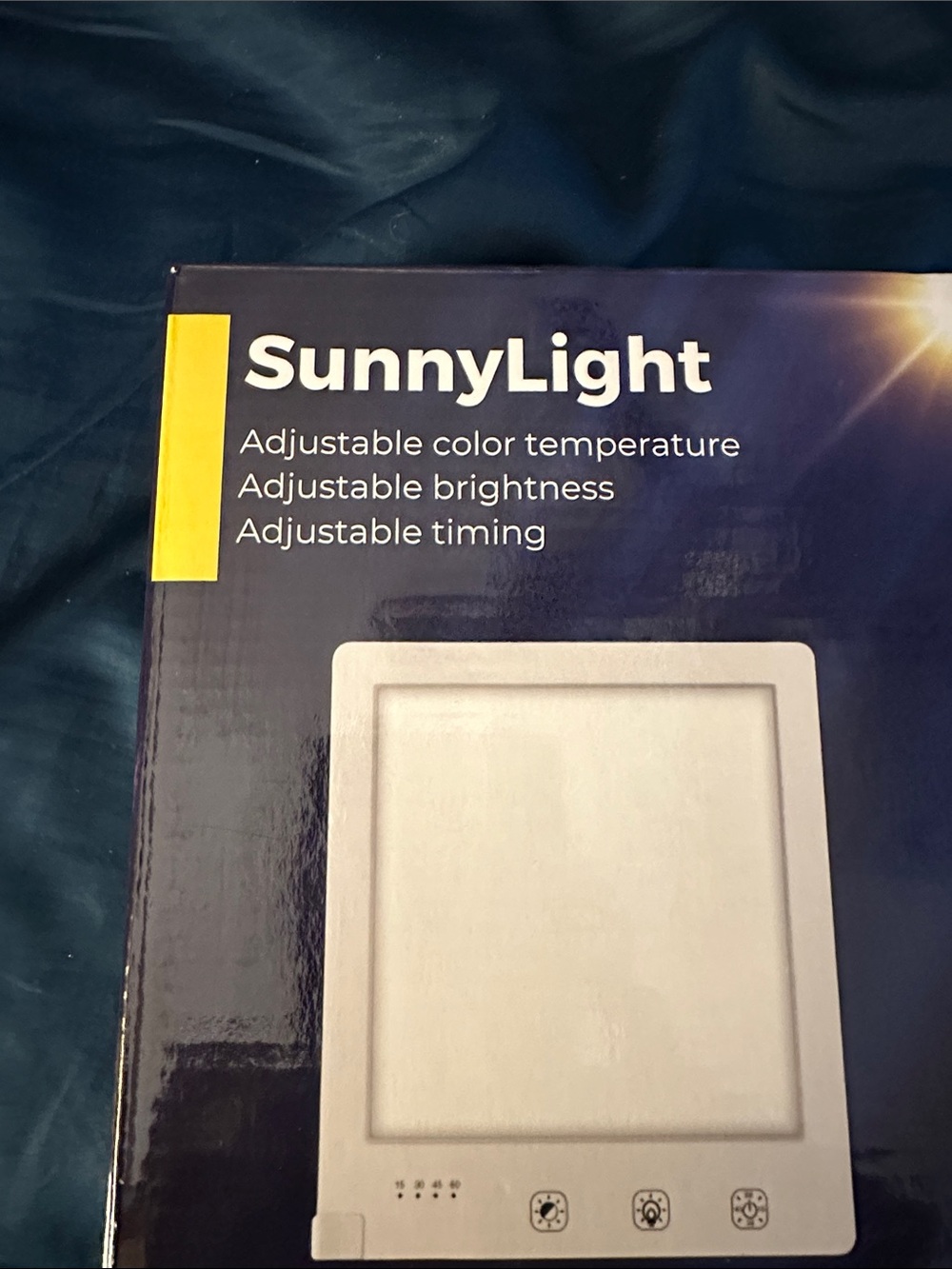 SunnyLight White Light Therapy Lamp - Adjustable Brightness & Color Temperature